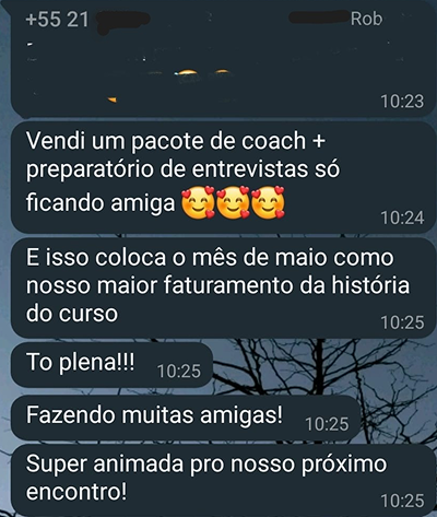 Depoimento Roberta – Mentoria de Vendas em Grupo