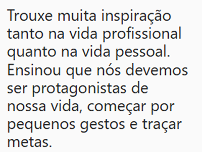 Depoimento – Workshop Time Control